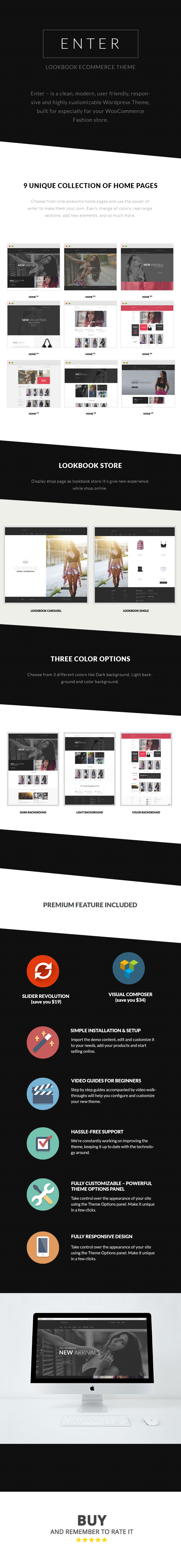 Enter - Fashion & Look Book WooCommerce Theme - 1
