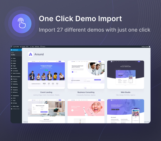 One Click Demo Import