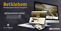 Betlehem - Tema WordPress Gereja - 1