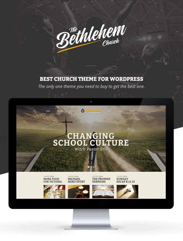 Bethlehem – Church WordPress Theme