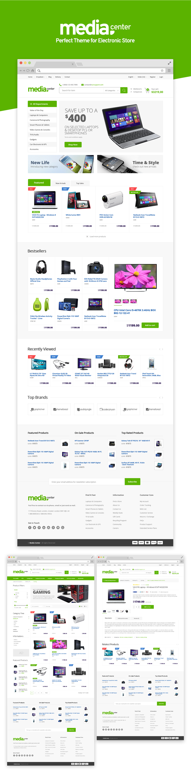 MediaCenter - Electronics Store WooCommerce Theme - 9