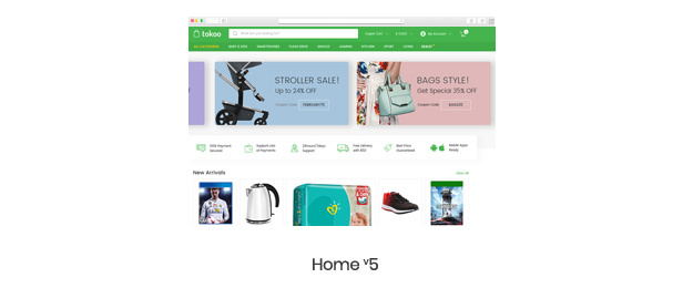 Tokoo – Electronics Store WooCommerce Theme for Affiliates, Dropship and Multi-vendor Websites